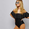 Sexy Off The Shoulder One Piece Swimwear Women