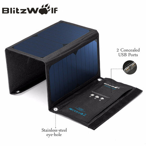 Solar Power Bank Solar Panel Portable Charger
