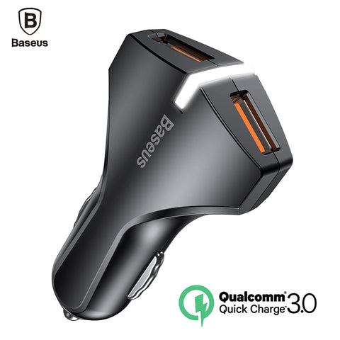 3.0 Car Charger Dual USB