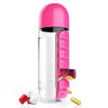 Plastic Water Bottle Combine Daily Pill Boxes