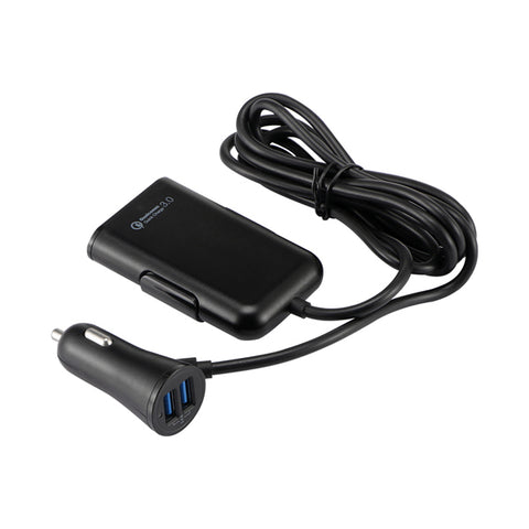 4 Ports QC3.0+2.4A+3.1AUSB Car Charger