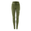 Army Green Sporting Leggings For Women