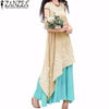 Vintage Vestidos ZANZEA Women Dress