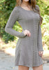 Short Sweater Dress Female