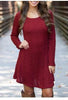 Short Sweater Dress Female