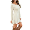 Short Sweater Dress Female