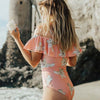 Sexy Off The Shoulder One Piece Swimwear Women