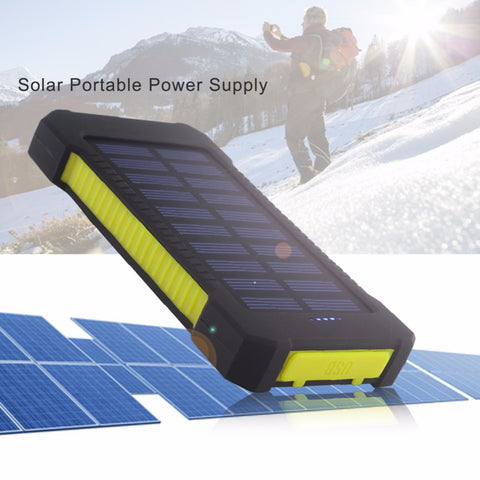 Waterproof Solar Power Bank 30000mah